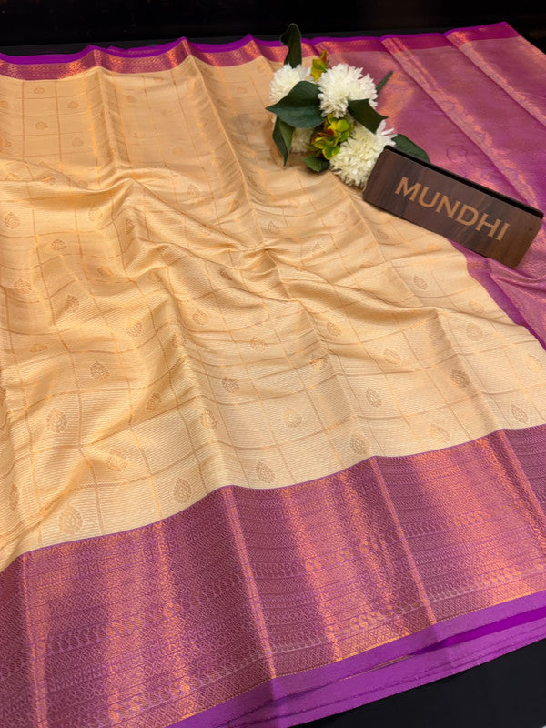 Venmathi Soft Silk Saree with Traditional Zari Work