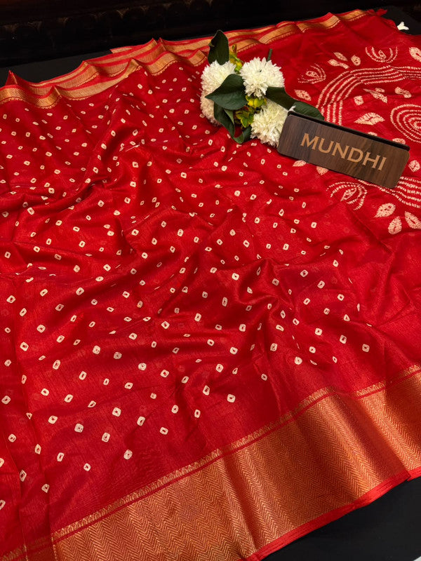 Kesar Fancy Silk Saree with elegant zari work and contrast blouse