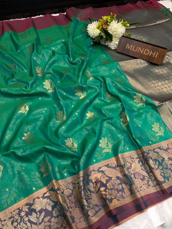 India Fancy Soft Silk | Zari Work | KFA33