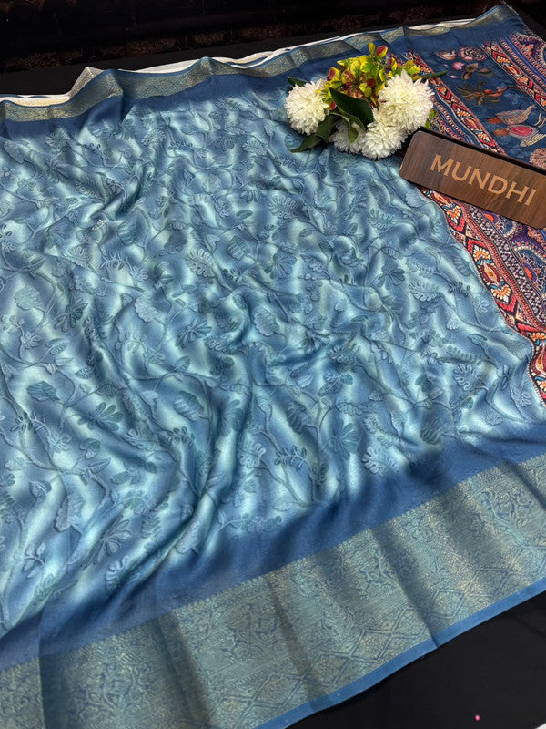 Priyatama Fancy Silk Saree with Zari Silk design