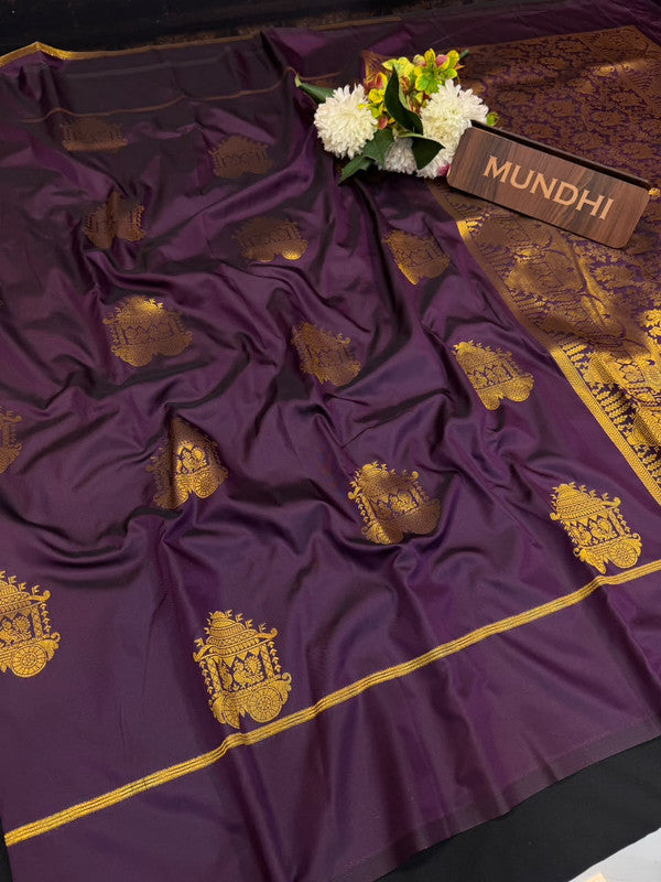 Maghizhini Soft Silk Saree with Zari Silk design