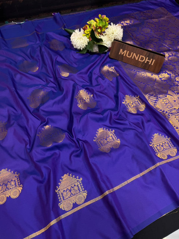 Maghizhini Soft Silk Saree with Zari Silk design