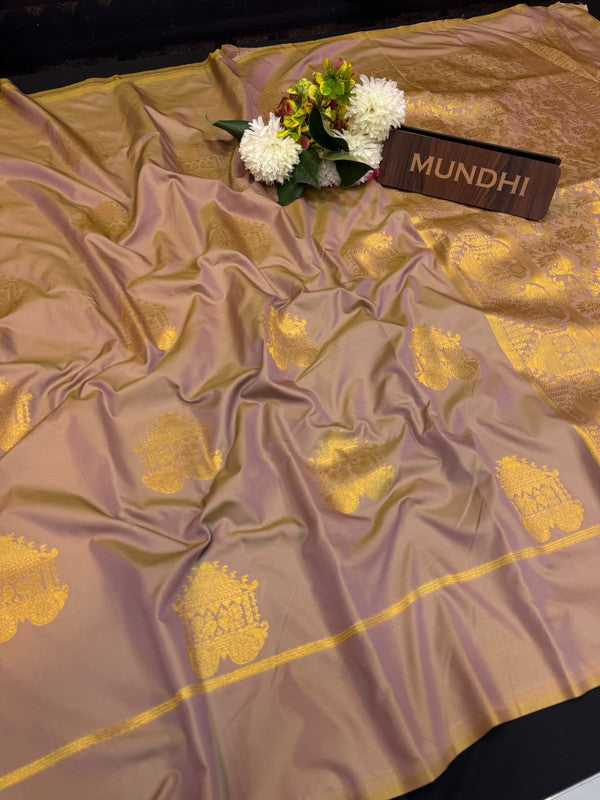 Maghizhini Soft Silk Saree with Zari Silk design