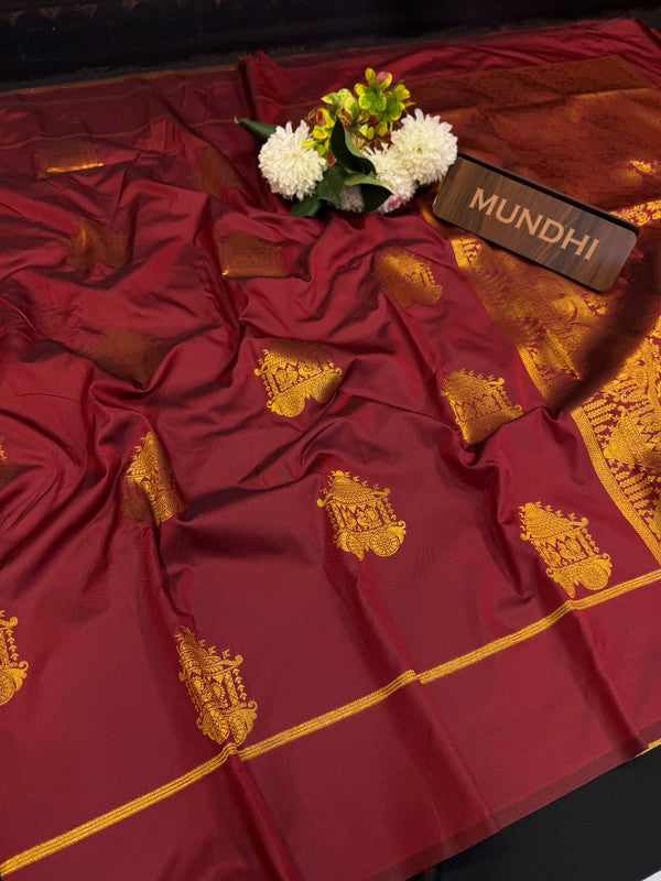 Maghizhini Soft Silk Saree with Zari Silk design