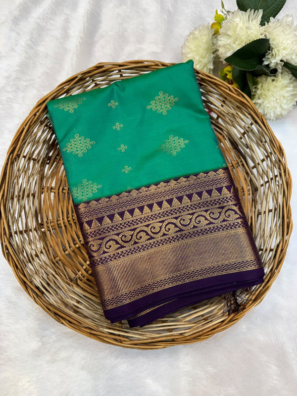 Mild Damage Vennila Semi Silk  Saree | Zari Work | MDP111