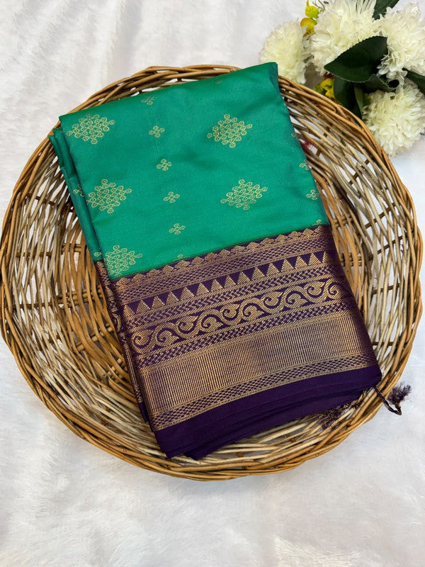 Mild Damage Vennila Semi Silk  Saree | Zari Work | MDP119