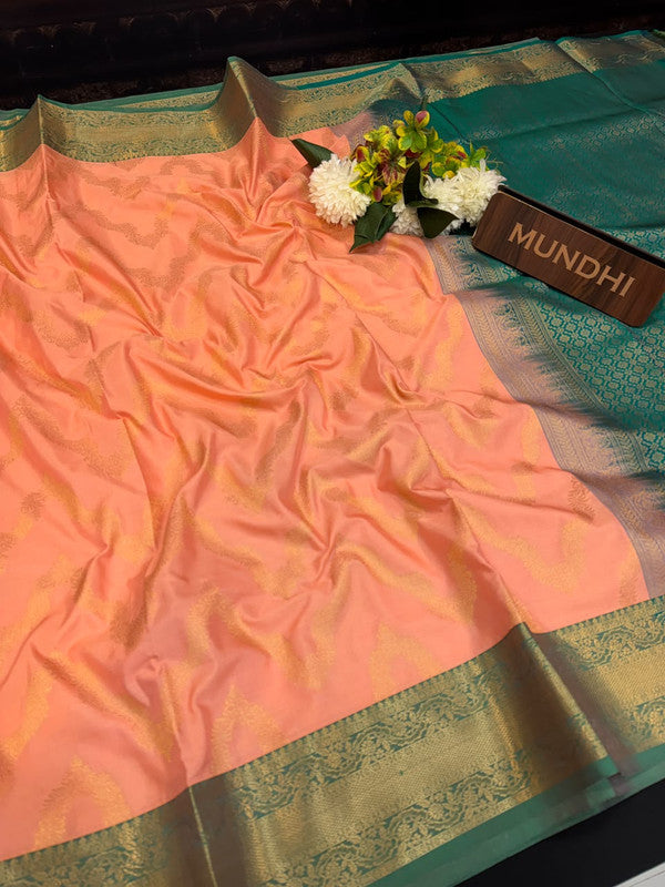 Mild Damage Pure Silk Cotton Saree | Zari Work | MDP09
