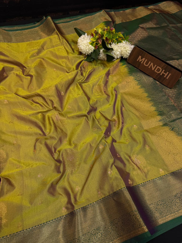 Mild Damage Pure Silk Cotton Saree | Zari Work | MDP35
