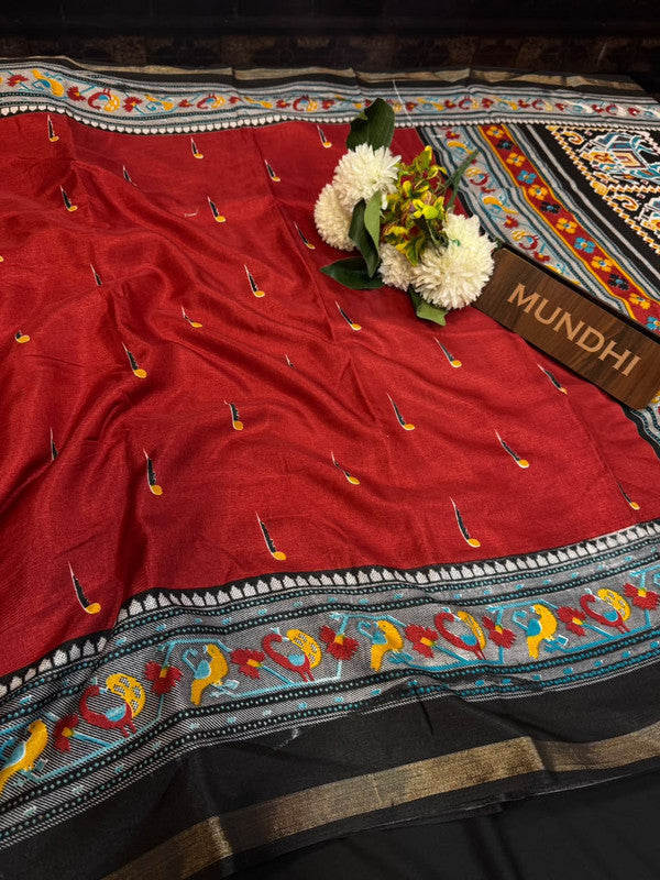 Mul Cotton Saree with Zari Border for Women in India