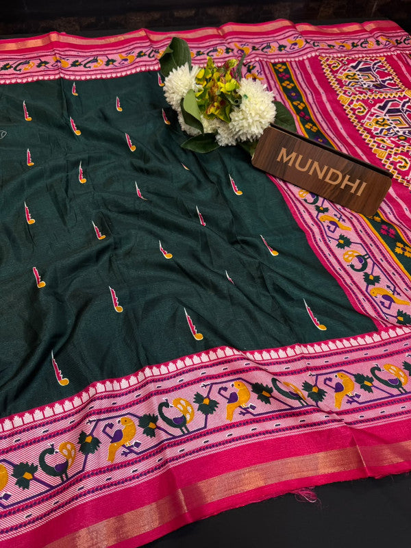 Mul Cotton Saree with Zari Border for Women in India