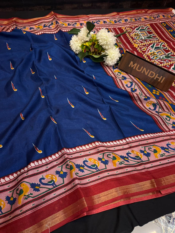 Mul Cotton Saree with Zari Border for Women in India