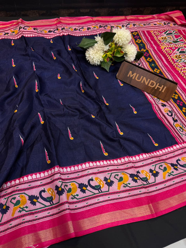 Mul Cotton Saree with Zari Border for Women in India