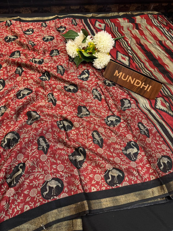 Lemon Cotton Saree with Zari Border for Women in India