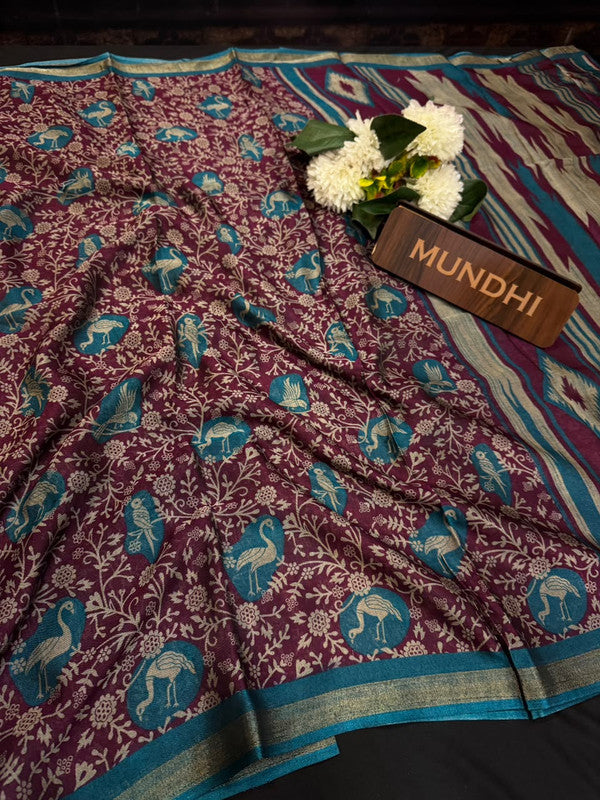 Lemon Cotton Saree with Zari Border for Women in India