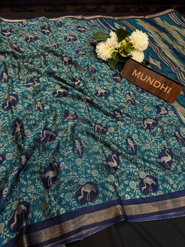 Lemon Cotton Saree with Zari Border for Women in India