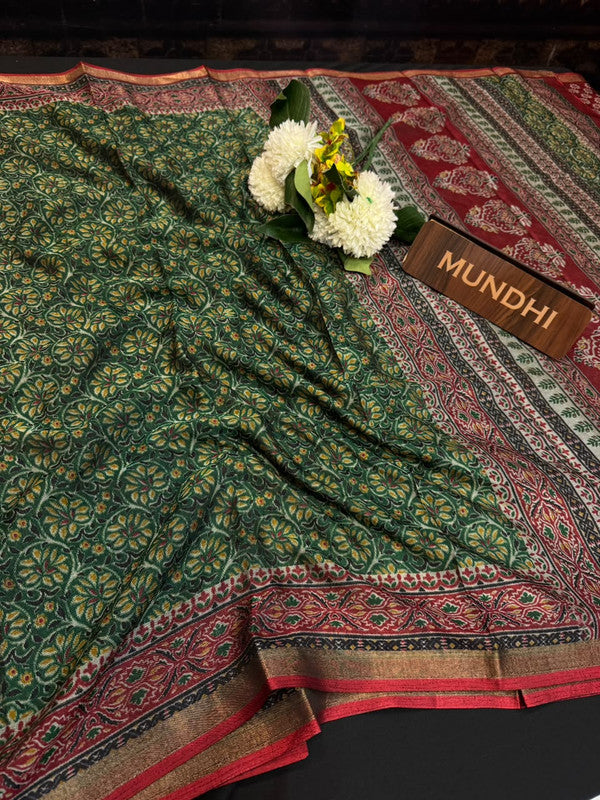 Black Cotton Sarees | Elegant Zari Border Collection|  BK16
