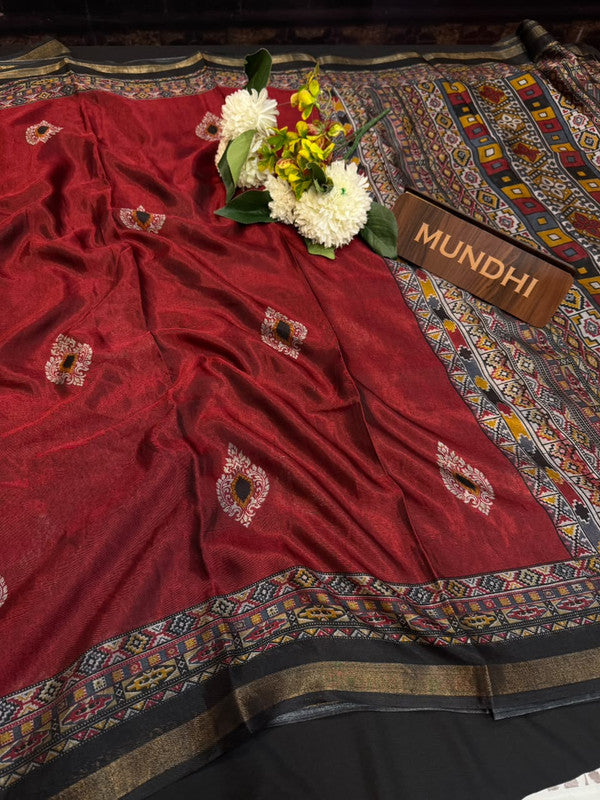 Black Cotton Sarees | Elegant Zari Border Collection|  BK35
