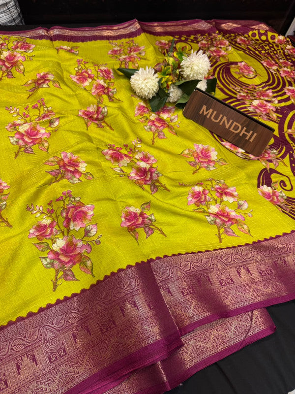 Super Chance Fancy Silk Saree with Zari Work| SC11