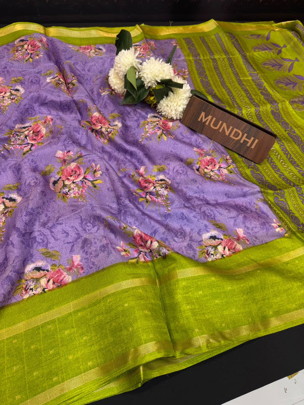 Meenal Butti Fancy Silk Saree with Zari Work| BEE03