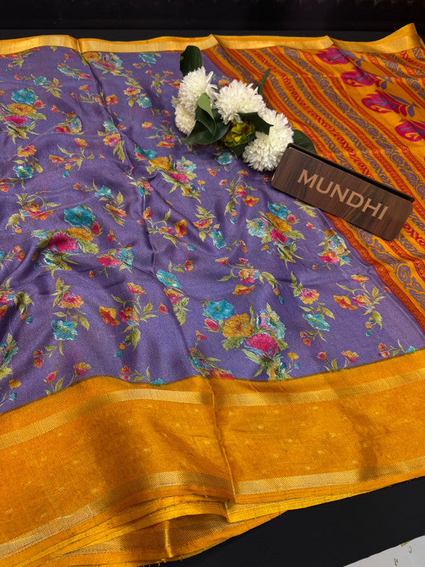 Meenal Butti Fancy Silk Saree with Zari Work| BEE09