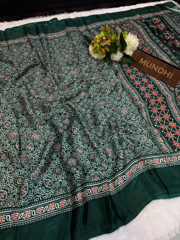Turkey Silk Saree with Crepe Silk Design
