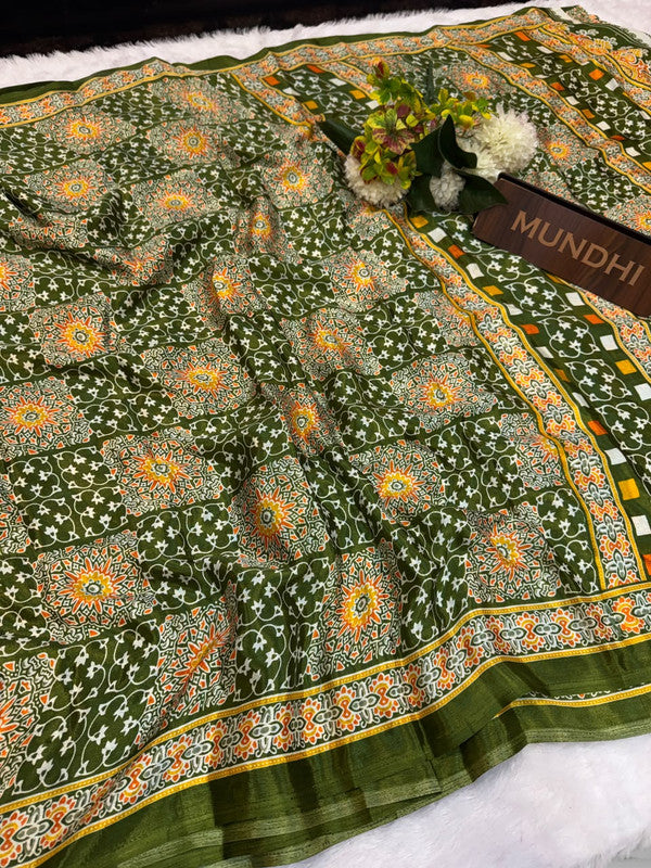 Turkey Silk Saree with Crepe Silk Design
