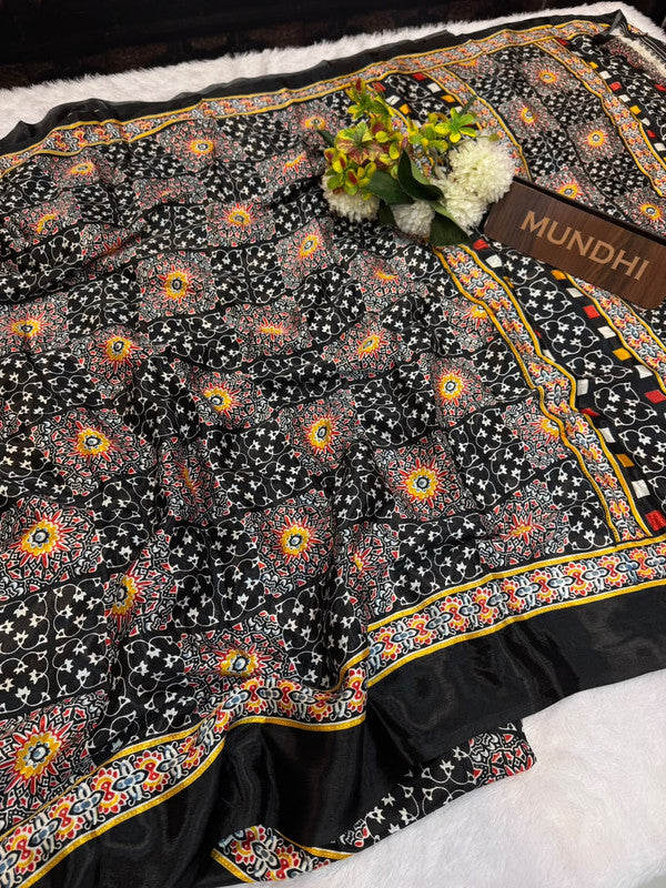 Turkey Silk Saree with Crepe Silk Design