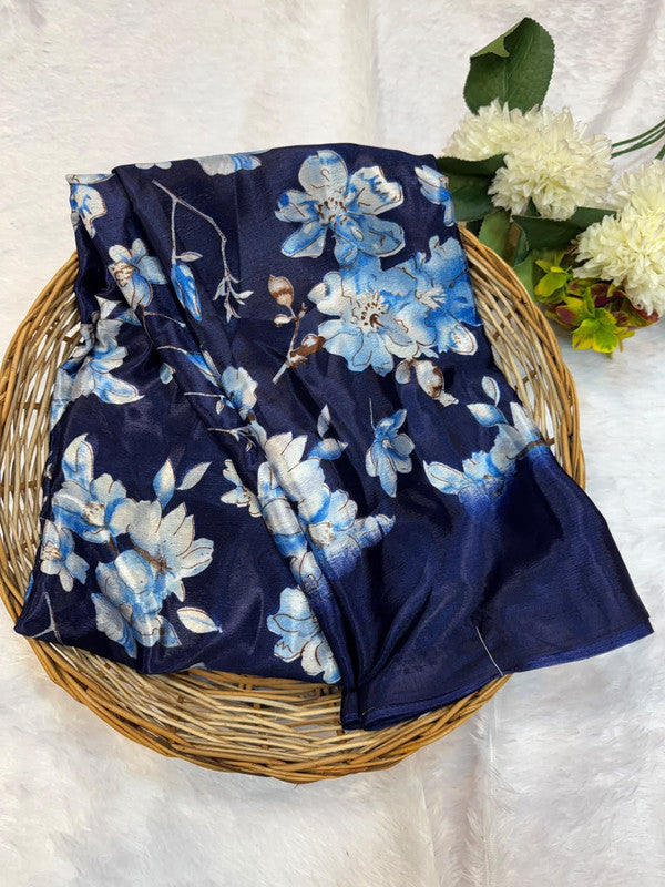 Turkey Silk Saree with Crepe Silk Design