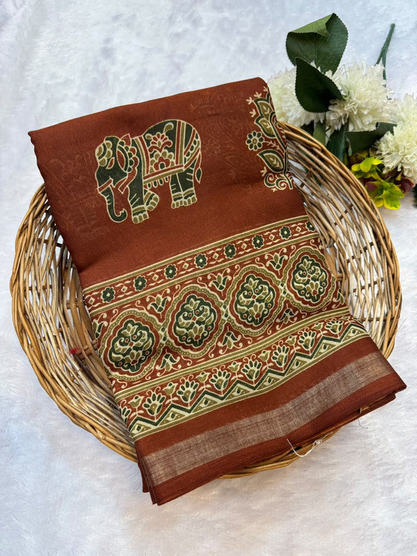 Mal CottonSilk Saree with Crepe Silk Design