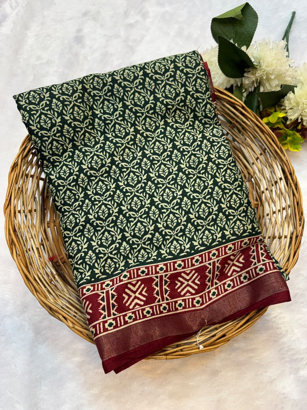 Mal CottonSilk Saree with Crepe Silk Design