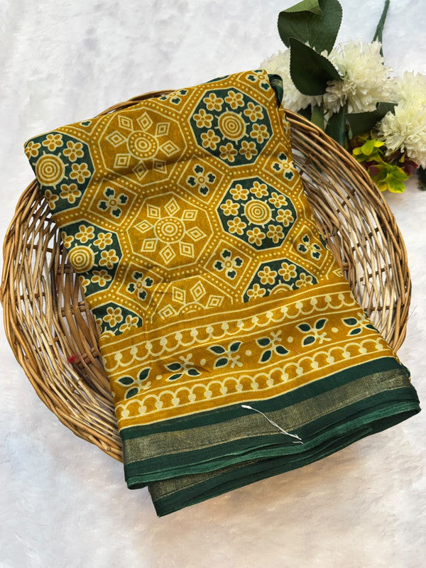 Mal CottonSilk Saree with Crepe Silk Design