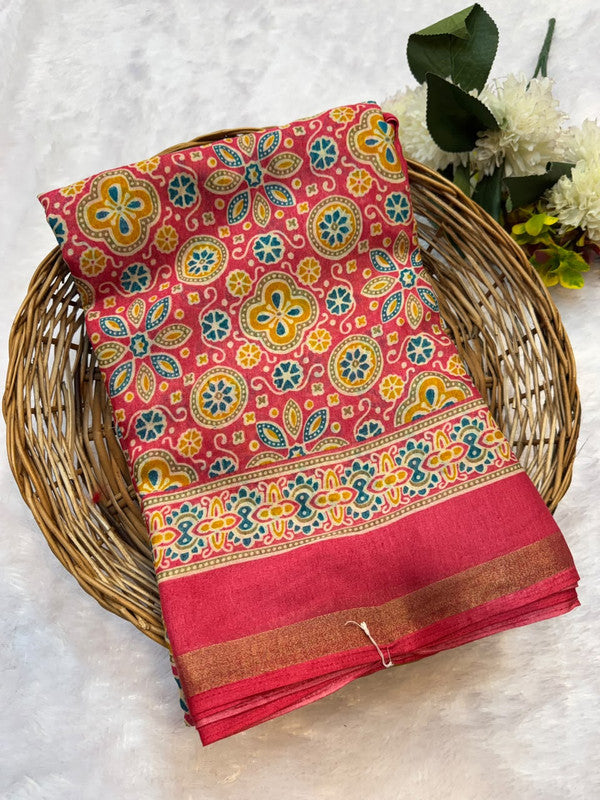 Mal CottonSilk Saree with Crepe Silk Design