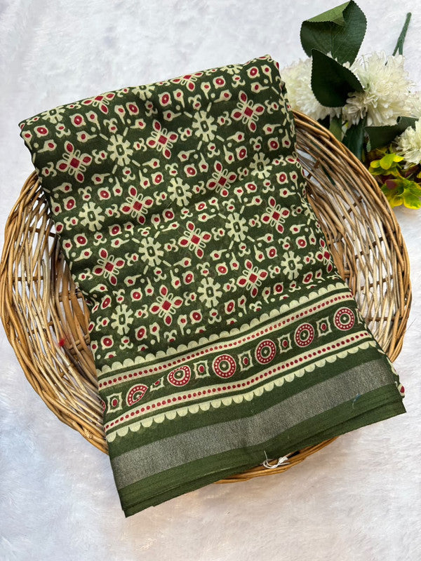 Mal CottonSilk Saree with Crepe Silk Design