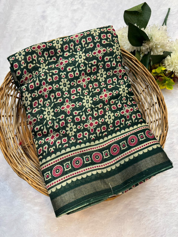 Mal CottonSilk Saree with Crepe Silk Design