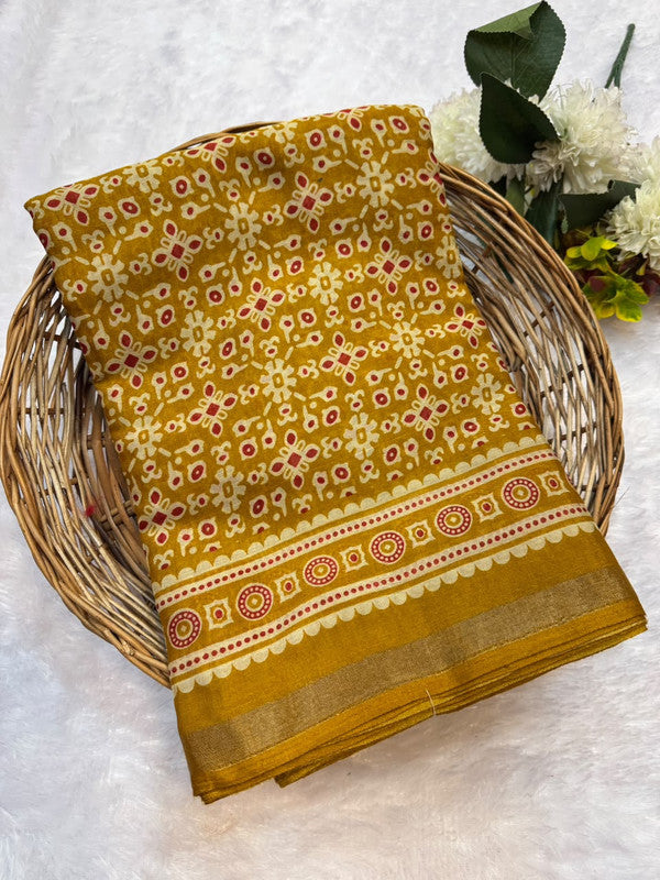 Mal CottonSilk Saree with Crepe Silk Design