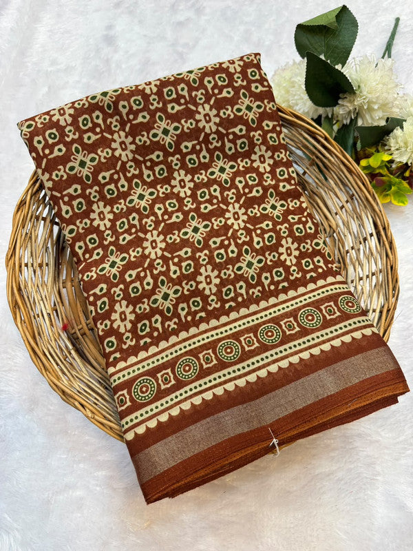 Mal CottonSilk Saree with Crepe Silk Design