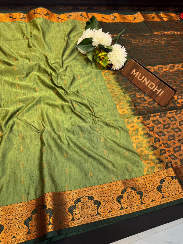 Slub Silk Saree with Zari Work for Weddings