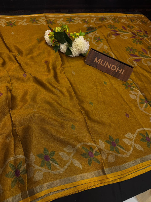 Zulla Fancy Saree | Zari & Print Work | ZFS12