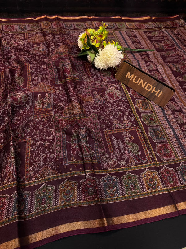 Pushpgiri Fancy Sarees | Elegant Zari Border Sarees| PH44