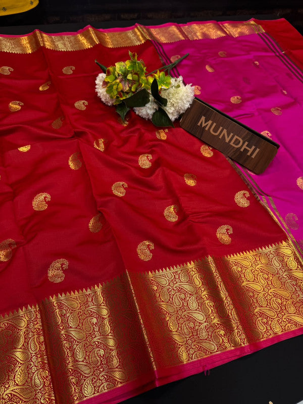 Trending Banarasi Saree featuring traditional zari work
