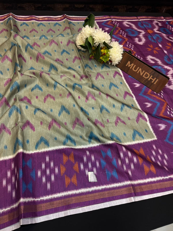 Madhubani Fancy Silk Saree with Elegant Zari Work|  MDB18
