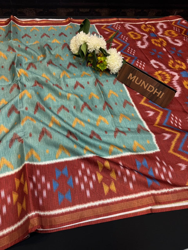 Madhubani Fancy Silk Saree with Elegant Zari Work|  MDB19