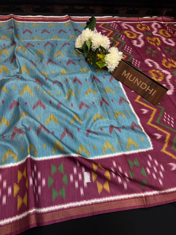 Madhubani Fancy Silk Saree with Elegant Zari Work|  MDB17