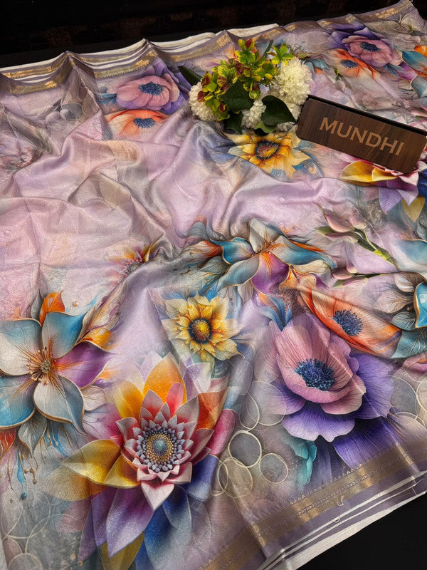 Star Silk Fancy Saree with elegant zari work for women