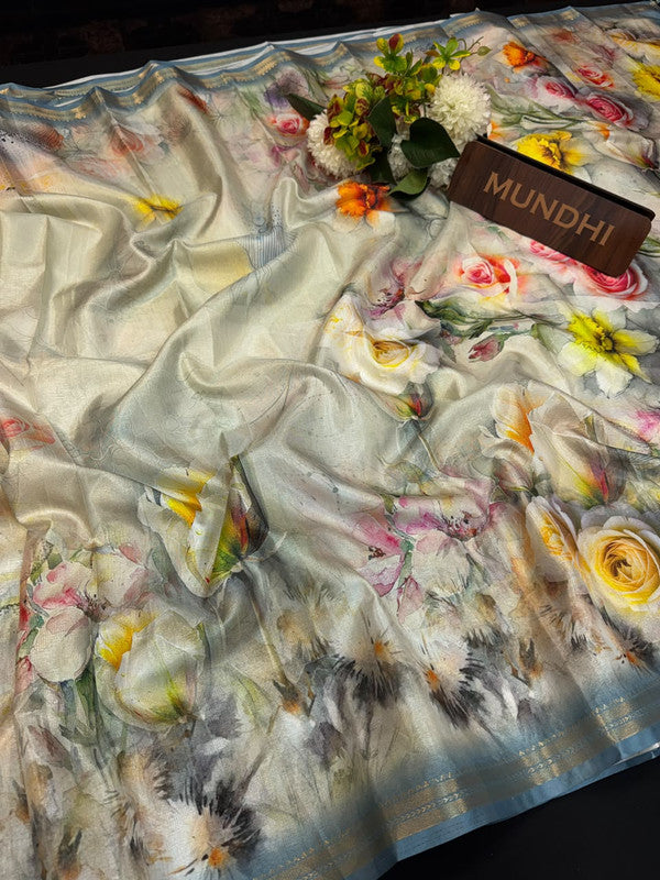 Star Silk Fancy Saree with elegant zari work for women