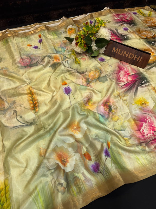 Star Silk Fancy Saree with elegant zari work for women