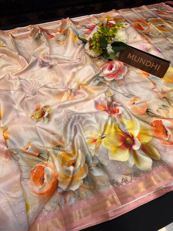 Star Silk Fancy Saree with elegant zari work for women