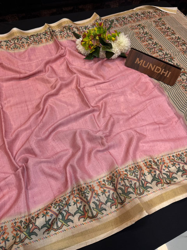 Rashika Fancy Saree with zari and print design