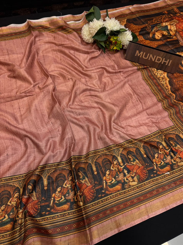 Rashika Fancy Saree with zari and print design