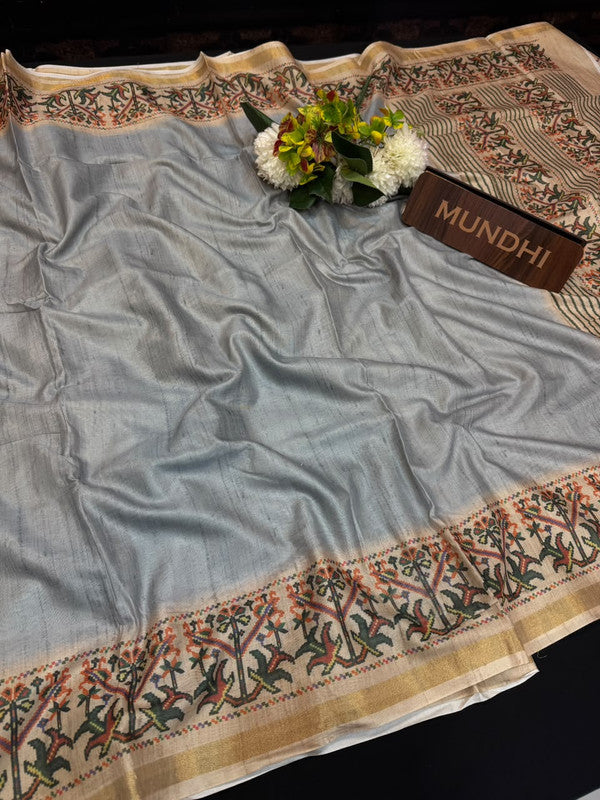 Rashika Fancy Saree with zari and print design